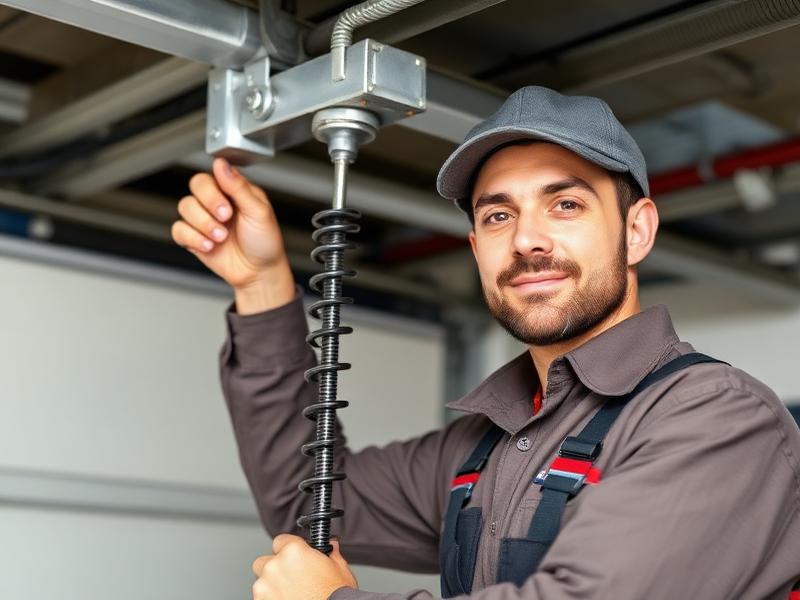 Professional garage door technician from Palm Beach Gardens Garage Doors